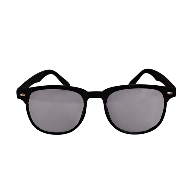One Glass 3 Functions Round Shape Computer cum Day and Night wearing Glass for Men and Women
