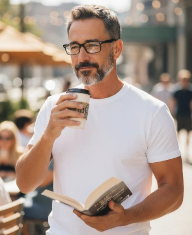 Rectangular Fine Slim Reading glass for both men and women - +1.00