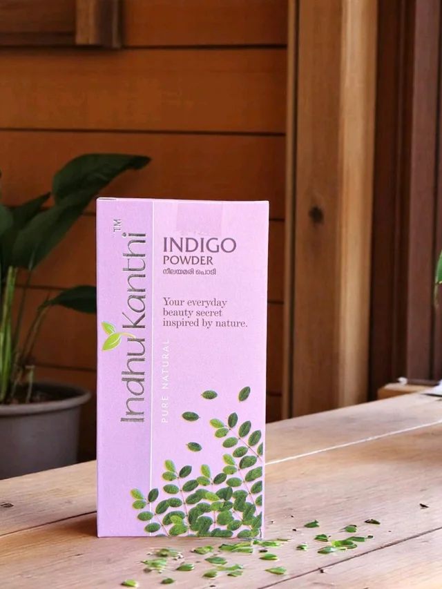 Indigo Powder (HAIRCARE) KEY BENEFITS 

* Helps prevent premature greying and maintains natural hair color

* Soothes scalp irritation and helps reduce dandruff and itching.

* Acts as a natural conditioner, making hair soft, shiny, and manageable.

* Improves Scalp Health

* Indigo powder naturally dyes hair a deep black or dark brown when used with henna