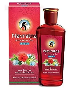 Navratna Ayurvedic Cool Hair Oil, 500ml