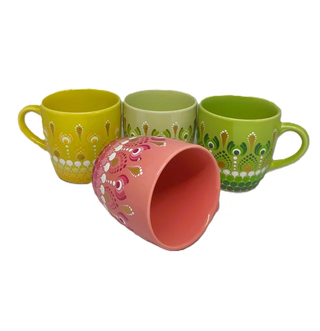 Tea Mugs - pastel shades