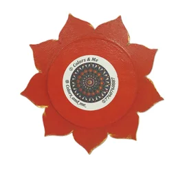 Single Tea Light Holder - Red