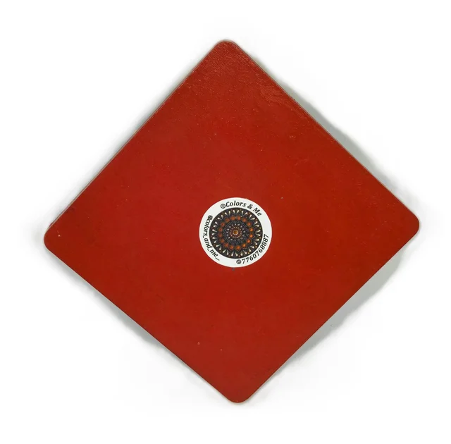 Single Tea Light Holder - Red