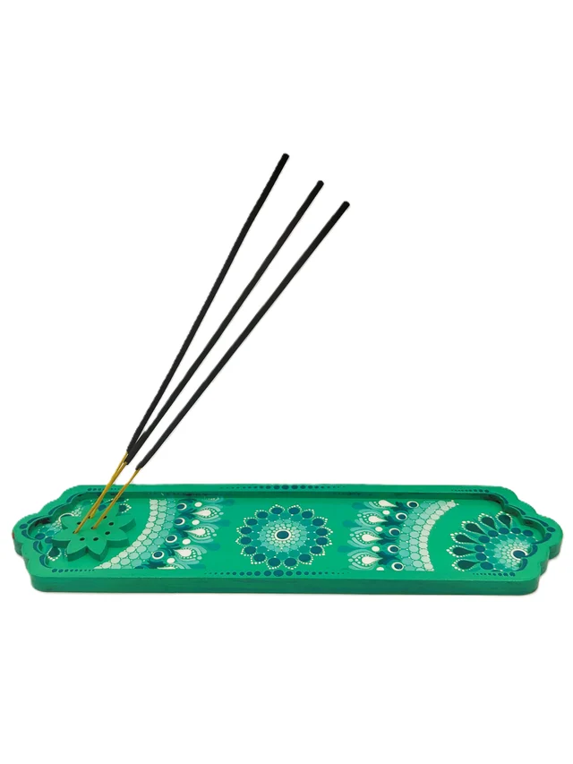 Incense Stick Stand - Aqua Green