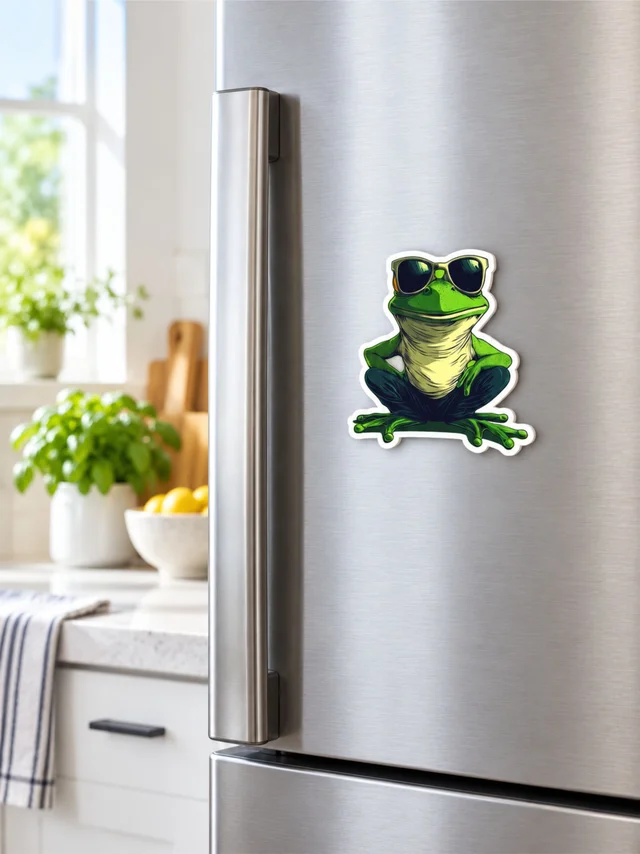 Stay Chill Frog Magnet
