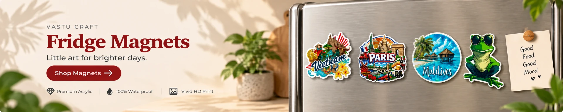 Vatsu Craft fridge magnets: little art for brighter days