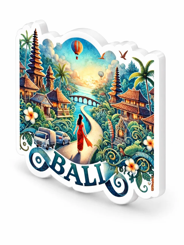 Bali Texture Finished Acrylic Fridge Magnet