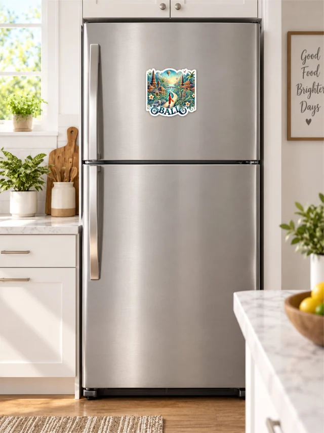 Bali Texture Finished Acrylic Fridge Magnet