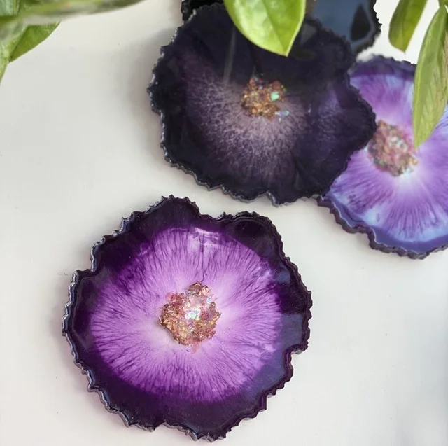 Resin Coasters - Set Of 2 