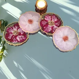 Resin Coasters - Set Of 2 - 6”