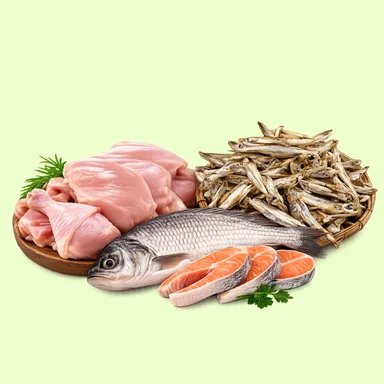 Chickens & fish