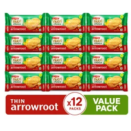 Britannia Nutri Choice – Thin Arrowroot Biscuits (Pack Of 12)
