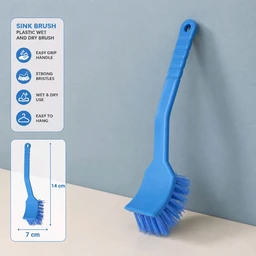 Sink Brush Plastic Wet and Dry Brush