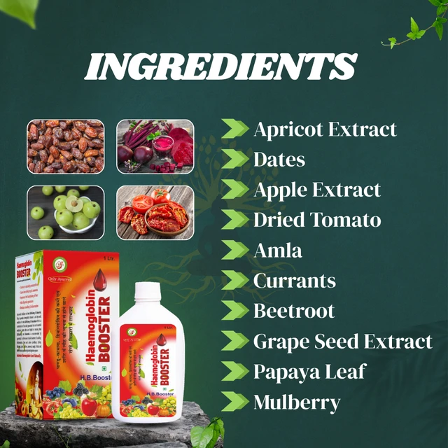 Only Ayurved's Haemoglobin HB Booster