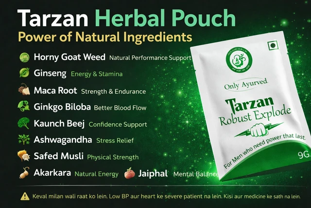 Only Ayurved Tarzan Instant Energy Men's Wellness - 15