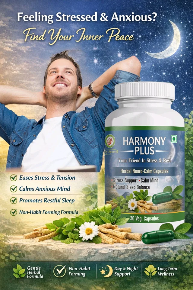 Only Ayurved's Harmony PLUS - 60 Cap