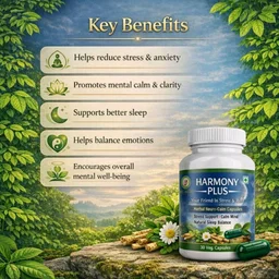 Only Ayurved's Harmony PLUS - 60 Cap