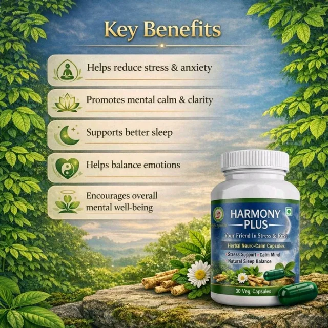 Only Ayurved's Harmony PLUS - 60 Cap