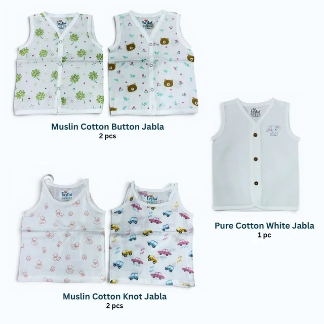 Muslin Cotton Newborn Essentials Hospital kit (24pcs)