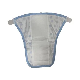Baniyan Cotton Nappy with Velcro | Padded - 0-3m