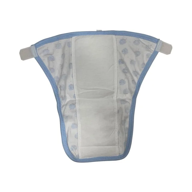 Baniyan Cotton Nappy with Velcro | Padded - 0-3m
