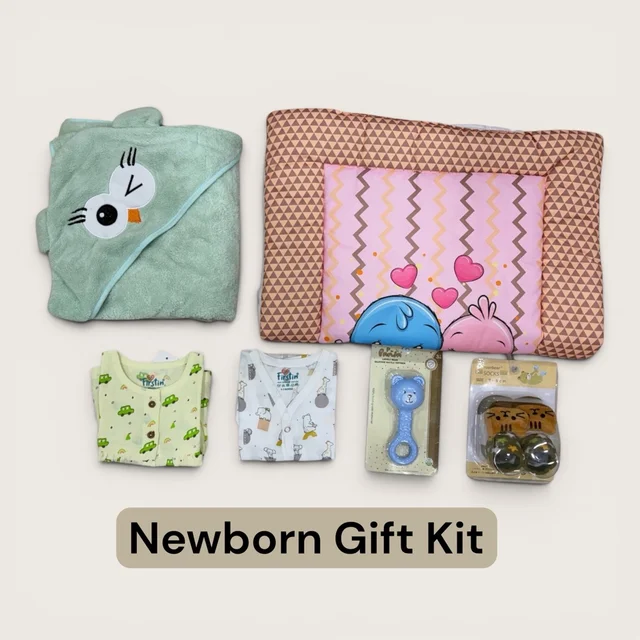 Newborn Gift Kit (5pcs Kit) - For Girl