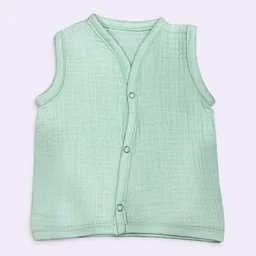 Crinkled Muslin Jabla (Snap Button) | 0-3 Months
