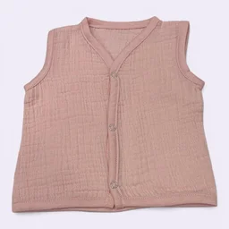 Crinkled Muslin Jabla (Snap Button) | 0-3 Months