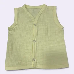 Crinkled Muslin Jabla (Snap Button) | 0-3 Months