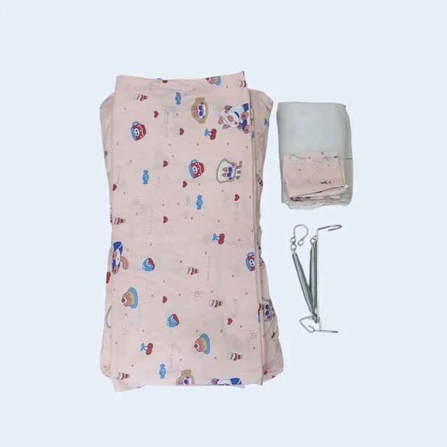 Thottil Set ( Cradle Cloth + Spring + Mosquito Net) - Flesh
