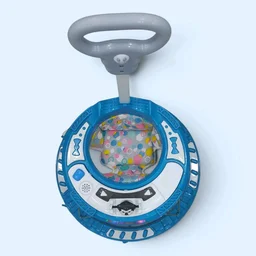 Round Walker With Handle