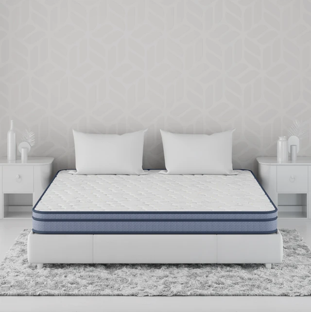 Kurlon SpringRest Pocket Popular Mattress 7 Inch Pocket Spring Mattress With Memory Foam