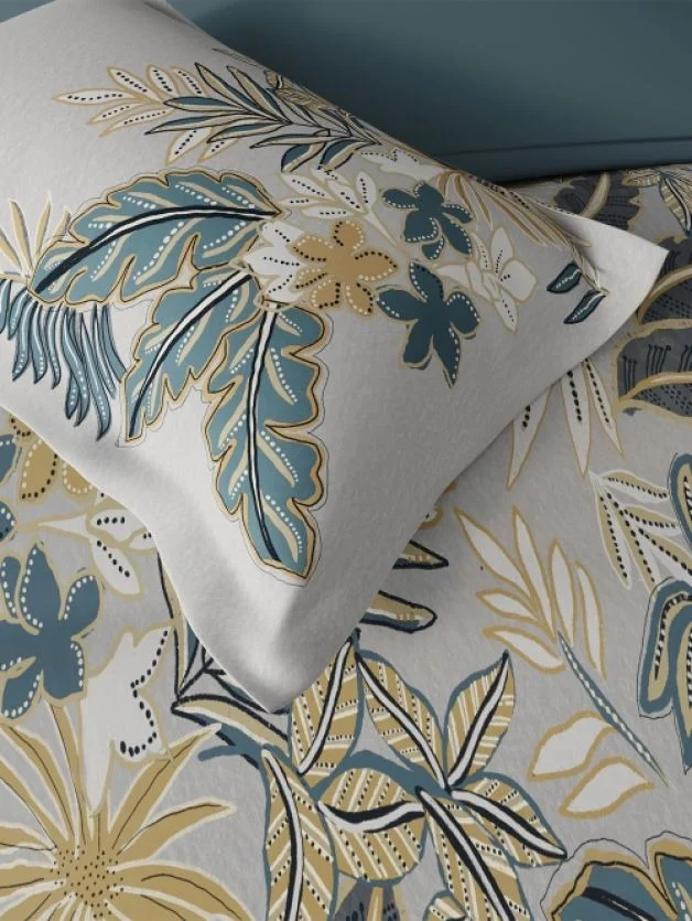 Ddecor Bedsheet King Size Bedsheet Digital Print Floral Bedsheet 108 X 108 Inch With 2 Pillow Cover 