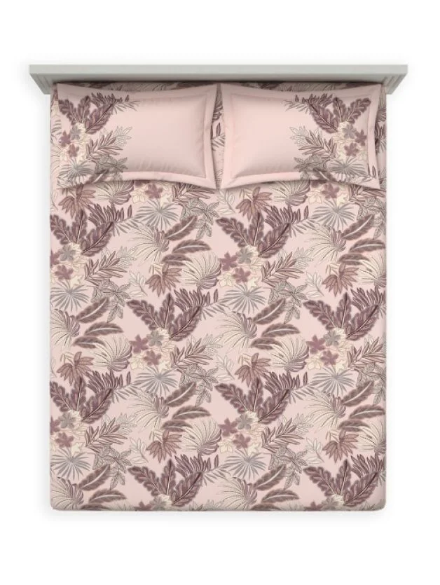 Ddecor Bedsheet King Size Bedsheet Digital Print Abstract Bedsheet 9 Feet X 9 Feet With 2 Pillow Cover - 2.74 M X 2.74 M