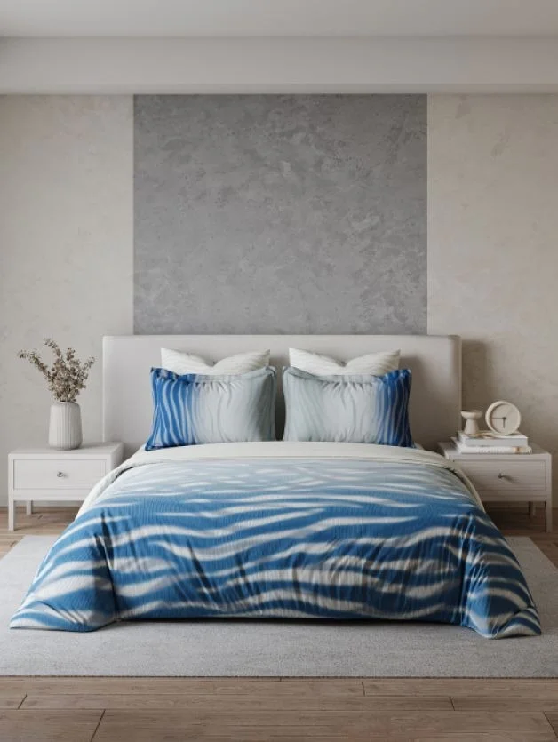 Ddecor King Size Cotton Bedsheets with 4 Pillow covers
