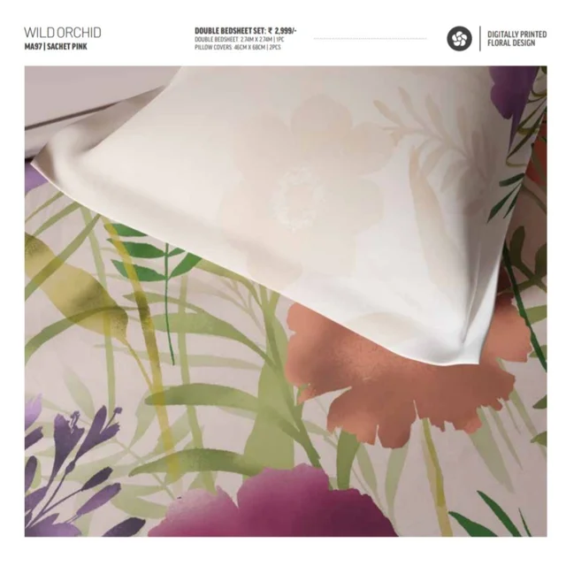 Ddecor Maxima  King size Bed sheets Maxima Bedsheet