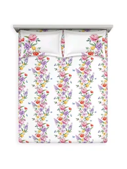 Ddecor King Size Bedsheet Double Bed Sheet - 2.74 M X 2.74 M