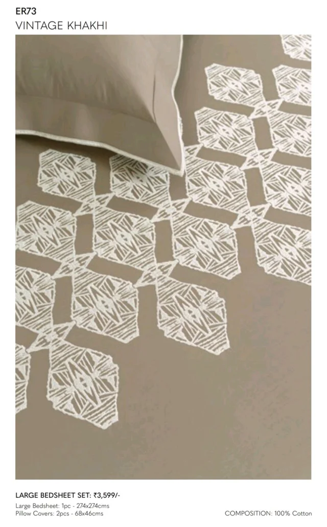 Premium Embroidery King Size Bedsheets