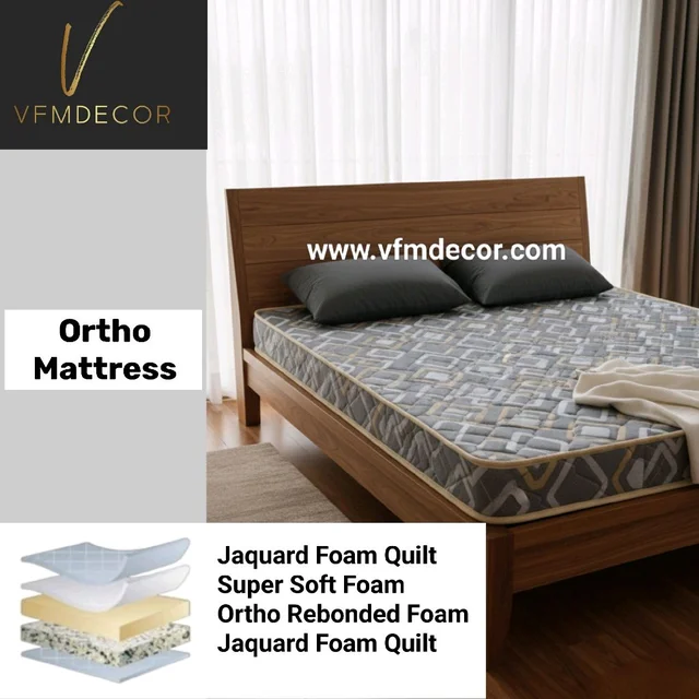 Orthopedic Rebonded Foam Mattress 5 Inch Mattress Bonded Mattresses