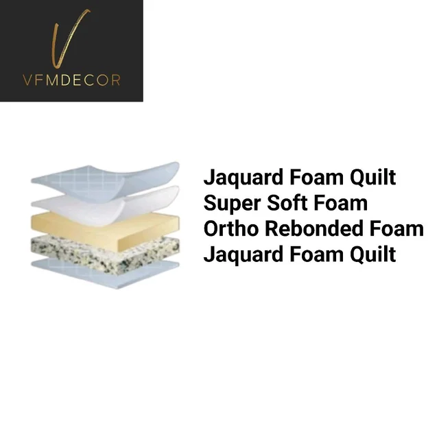 Orthopedic Rebonded Foam Mattress 5 Inch Mattress Bonded Mattresses