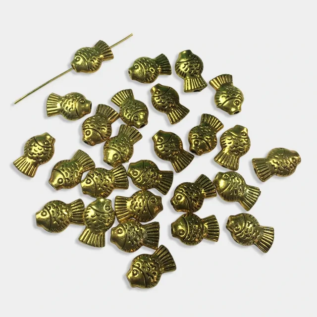Jewellery Making Metal Charms – Findings (Gold Fish)