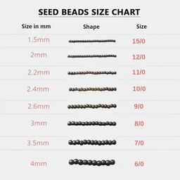 Glass Seed Beads in Green Color 10-0 2mm - 50 grams