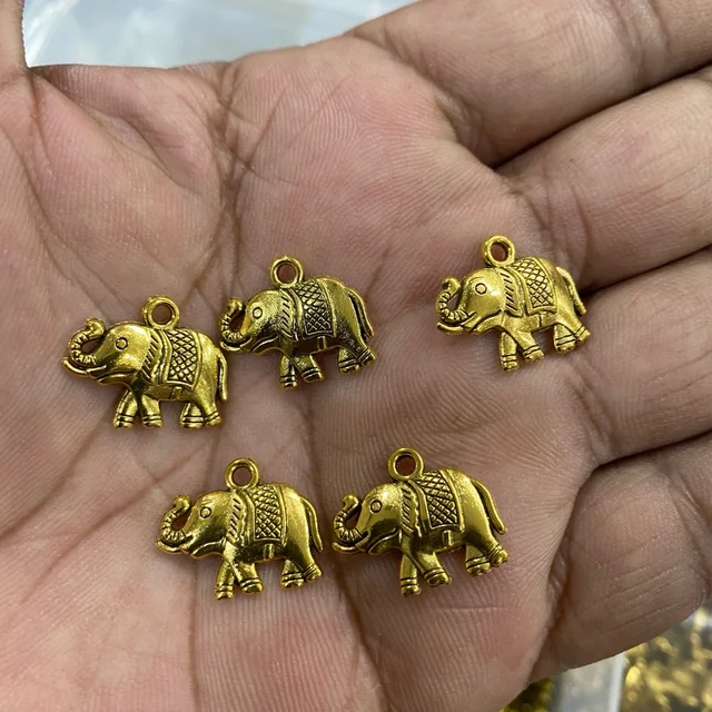 Elephant Charms Model No.SFT0238 - Pack of 6pcs