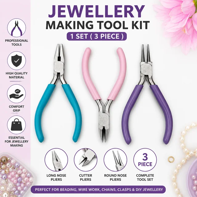 Jewellery Making Tool Kit -1set (3 Piece)