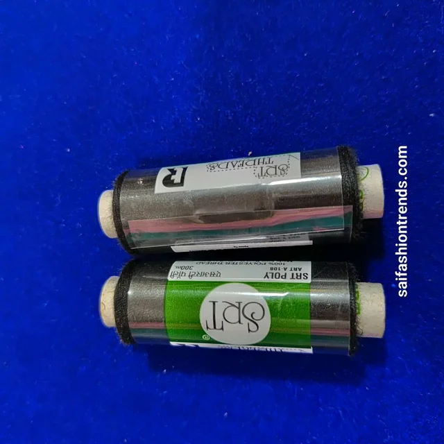 Sewing Thread - Black Color 2 Piece 
