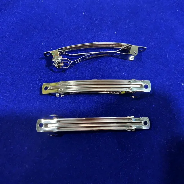 Centre Clip 3.5inches Silver Color -3 Piece 