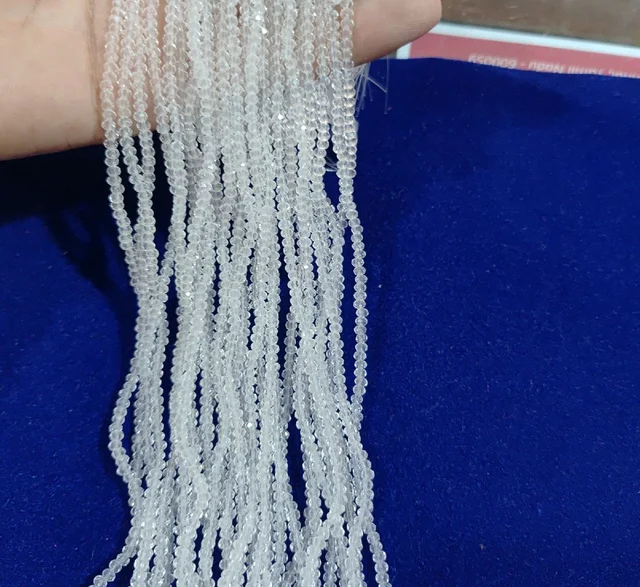 2.5mm Round Crystal -1 Line (White Color)
