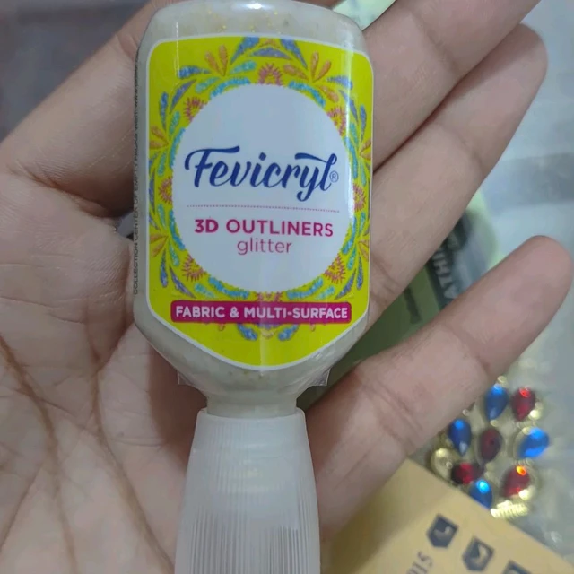 Fevicryl 3D Outliner -Gold Color (1 Piece) 20ml