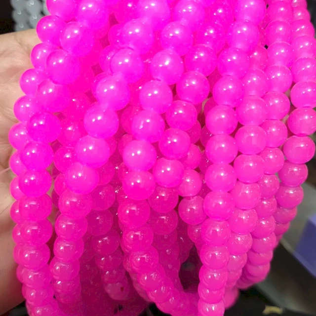 8mm Round Jelly Bead - Bracelet Beads(1 Line)