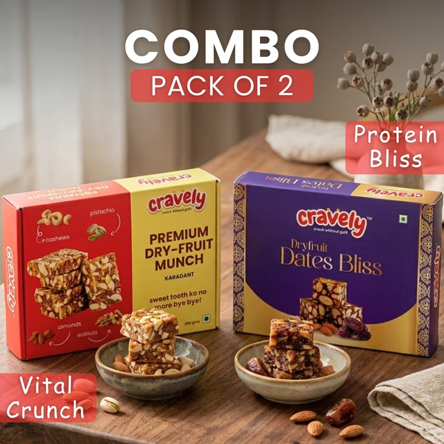 Dryfruit Munch (250g) + Dryfruit Dates Bliss (200g)